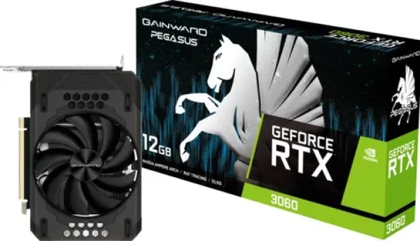 Gainward GeForce RTX 3060 Pegasus 12G / 1320-1777MHz / 12GB GDDR6 / 192-bit / 1x HDMI + 3x DP / 170W (8) (471056224-2454)