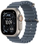 Apple Apple Watch Ultra 3 49 mm Ocean Band nerusejosa terauda / zila - Viedpulkstenis Ultra 3 MEWH4ET/A (195950608762)