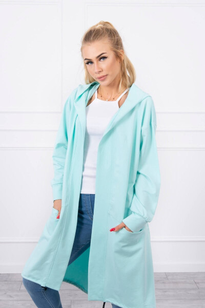 Pelerína s kapucí oversize mint UNI