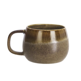 MADAM STOLTZ Kameninový hrnček Brown 280 ml