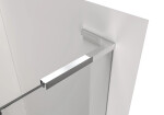 CERANO - Sprchová zástena Walk-in Onyx L-pravá vzpera - 8 mm + polička/držiak na uteráky - chróm, industriálne sklo - 90x200 CER-8050BD1369