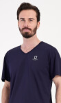 Pánske pyžamové šortky Alfréd tmavě modrá 2XL