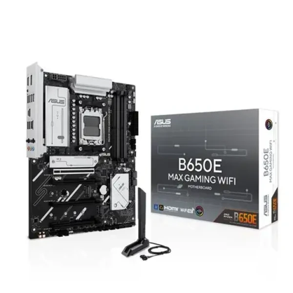 ASUS B650E MAX GAMING WIFI / AMD B650 / DDR5 / SATA III RAID / USB / 2.5GLAN / M.2 / sc.AM5 / ATX (90MB1LD0-M0EAY0)