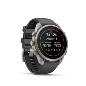 Garmin Fenix 9 Pre 47mm šedo-čierna / Chytré hodinky / GPS / 1.4 "d. displej / mapy / BT / WiFi / vodeodolné (010-04336-26)