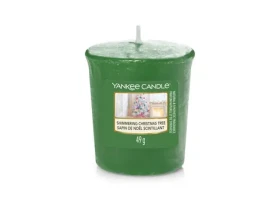 Yankee Candle Shimmering Christmas Tree vonná sviečka votívna 49g / doba horenia: až 15h (5038581154336)