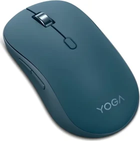 Lenovo Yoga Bluetooth Silent Mouse Tidal Teal / Bezdrôtová myš / optická / 4000 DPI / 6 tlačidiel / Bluetooth 5.3 (GY51S61916)