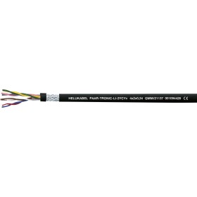 HELU 21135-1000 dátový kábel Li-2YCYv 2 x 2 x 0.34 mm² čierna 1000 m; 21135-1000