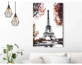 Obraz na plátne Jeseň v Paríži, 60x80 cm%
