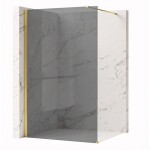 REA/S - Sprchová zástena Flexi Grey / Gold 80 KPL-K99786