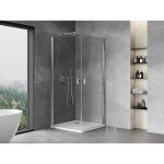 MEXEN/S - Mist-B Duo sprchovací kút dvere krídlové 90 x 90, transparent, chróm 8A2-090-090-01-00