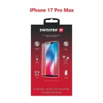 Swissten FULL GLUE COLOR FRAME CASE FRIENDLY sklo pre Apple iPhone 17 Pro Max čierna (54501884)