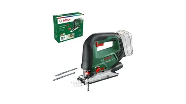BOSCH AdvancedSaw 18V-140 zelená / Aku priamočiara píla / 18V / hĺbka rezu 140 mm / 2,0 Ah / kufor (0603013003)