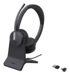 Yealink BH70 Dual (MS Teams) čierna / Stereo náhlavná súprava / mikrofón / Bluetooth 5.2 / nabíjací stojan USB-A/C (1208701)