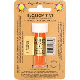 Jedlá prachová farba sunset orange 7ml - Sugarflair