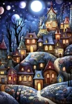 ALIPSON Puzzle Dedinka pri splne