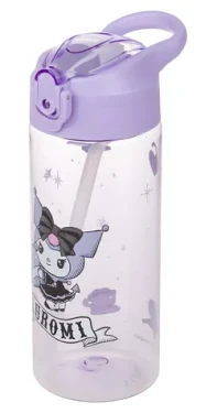 BAAGL Kuromi Fortune Dream / Fľaša na pitie so slamkou / tritán / 500 ml