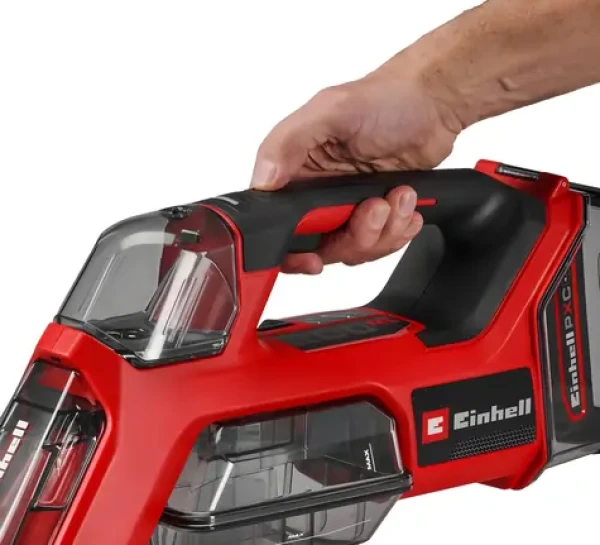 Einhell TE-SCL 18/200 Li-Solo červená/čierna / Aku vysávač mokro/sucho / 18V / IPX4 / 0,2 l nádrž / Bez aku (3437130)