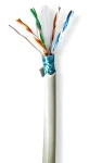 Nedis CAT6 šedá / Sieťový kábel / F/UTP / SOLID / 305 m / LSZH (CCBG8526GY305S)