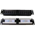 DATACOM Patch panel 10“ UTP / CAT5E / 12 portov (5027121256)