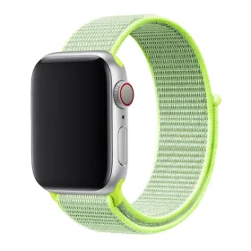 Swissten Nylonový remienok pre Apple Watch 42/44/45/49mm limetková (46000709)