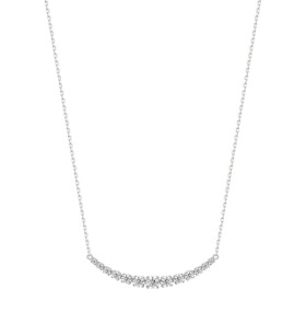 Brosway Elegantný náhrdelník zo striebra Fancy Infinite White FIW149