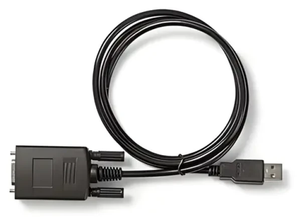 Nedis Redukcia USB-A - RS232 DB9 čierna / Redukcia / 0,9 m / poniklované kontakty (CCGW60852BK09)