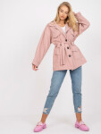 Dámsky kabát EM EN 5422.22P ružový jedna velikost
