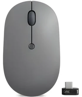Lenovo Go čierna / Bezdrôtová myš / Optický senzor / 2400 dpi / USB dongle (4Y51C21216)