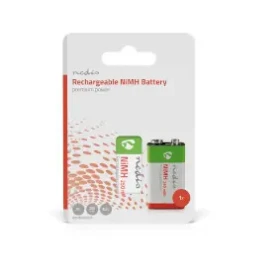 Nedis Dobíjacia Ni-MH batéria 9V block 1 ks / 8.4 V DC / 250 mAh / Prednabité / 6LR61 (BANM9HF91B)