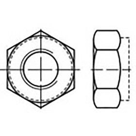 TOOLCRAFT TO-6864357 šesťhranné matice M10 DIN 980 ocel potiahnuté zinkovými lamelami 500 ks; TO-6864357