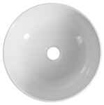 SAPHO - EI keramické umývadlo na dosku, Ø 33cm, biela TU0077