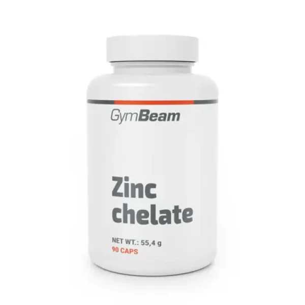 Zinok chelát (bisglycinát) - GymBeam (90 kaps.) (31256-1)