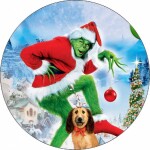 Jedlý papier Grinch so psom 19,5 cm - Pictu Hap - Pictu Hap