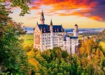 ENJOY Puzzle Zámok Neuschwanstein na jeseň, Nemecko
