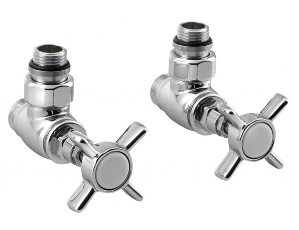 SAPHO - STAR pripojovacia sada ventilov ručná rohová, chróm CP5020S