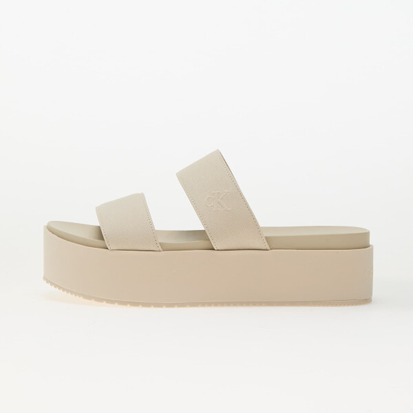 Tenisky Calvin Klein Jeans Flatform Sandal Webb Beige EUR 41