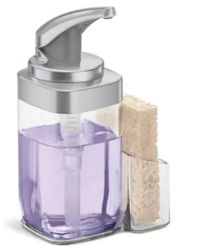 Simplehuman Dávkovač mydla a umývacieho prostriedku na riad / 650 ml / kartáčovaný nikel (838810024967)
