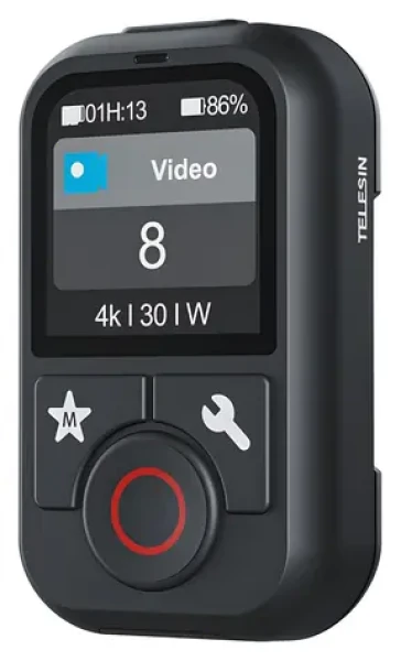 Telesin S5-RMT-01-TGP / Diaľkové ovládanie / GoPro Hero 13/12/11/10/9/8/MAX / Bluetooth 60 m / IP67 (S5-RMT-01-TGP)