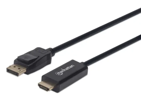 Manhattan DisplayPort - HDMI čierna / Kábel / 1,8 m / 1080p / 60 Hz (152679)