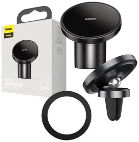 Baseus Neogravity Magnetický držiak na mobil do auta čierna / do ventilačnej mriežky (HOLUNIVMAGNGBASBK)