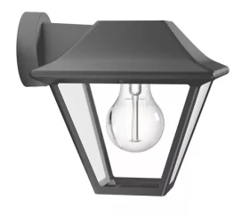 Philips Alpenglow 60W antracit / Vonkajšie nástenné svietidlo / E27 / IP44 / bez zdroja (SKL000396627)