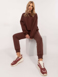 Mikina CLM BL 1280.22 hnedá XL