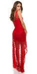 Red-Carpet-Look!Sexy Koucla dress with Rhinestones red S