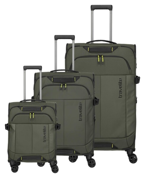 Sada cestovných kufrov Travelite Briize S,M,L Khaki