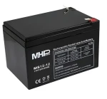 MHPower olovená batéria AGM 12V 12Ah / Olovený akumulátor / VRLA / Faston F2 6,3 mm (MS12-12)