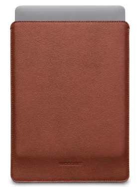 Woolnut Leather Sleeve púzdro pre Macbook Pro 14 hnedá (7350070361413)