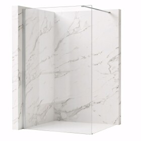 REA/S - Sprchová zástena Flexi Transparent / Chrome 80 KPL-K99067