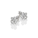 Hot Diamonds Očarujúce strieborné náušnice s diamantom a topazy Tender DE836