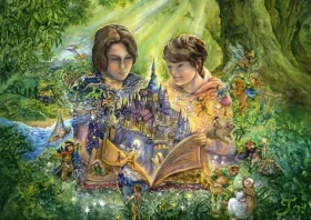 GRAFIKA Puzzle Kúzelná kniha rozprávok