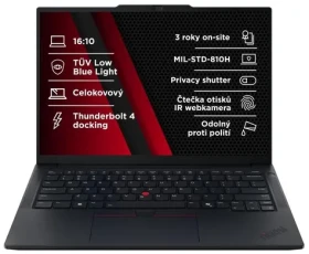 Lenovo ThinkPad E14 Gen 7 čierna / 14" / Intel Core Ultra 7 258V / 32GB / 1TB SSD / Intel Arc / W11P (21U20055CK)